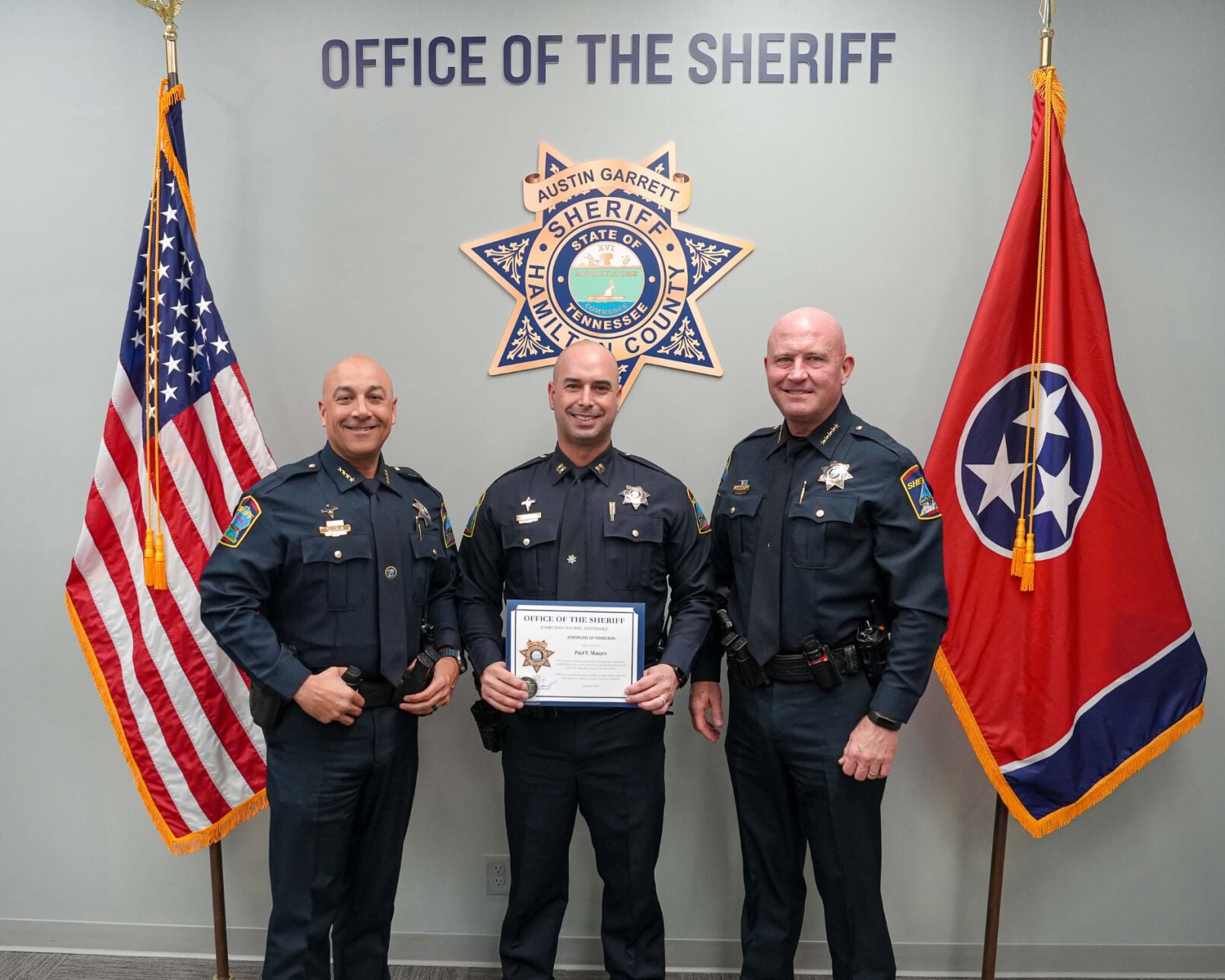 Hamilton County Sheriff's Office announces four promotions | Local News ...