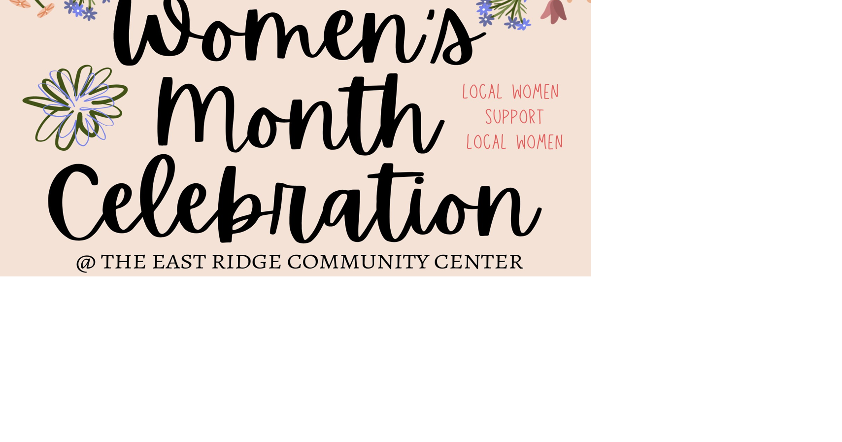 East Ridge To Host National Women's History Month Celebration