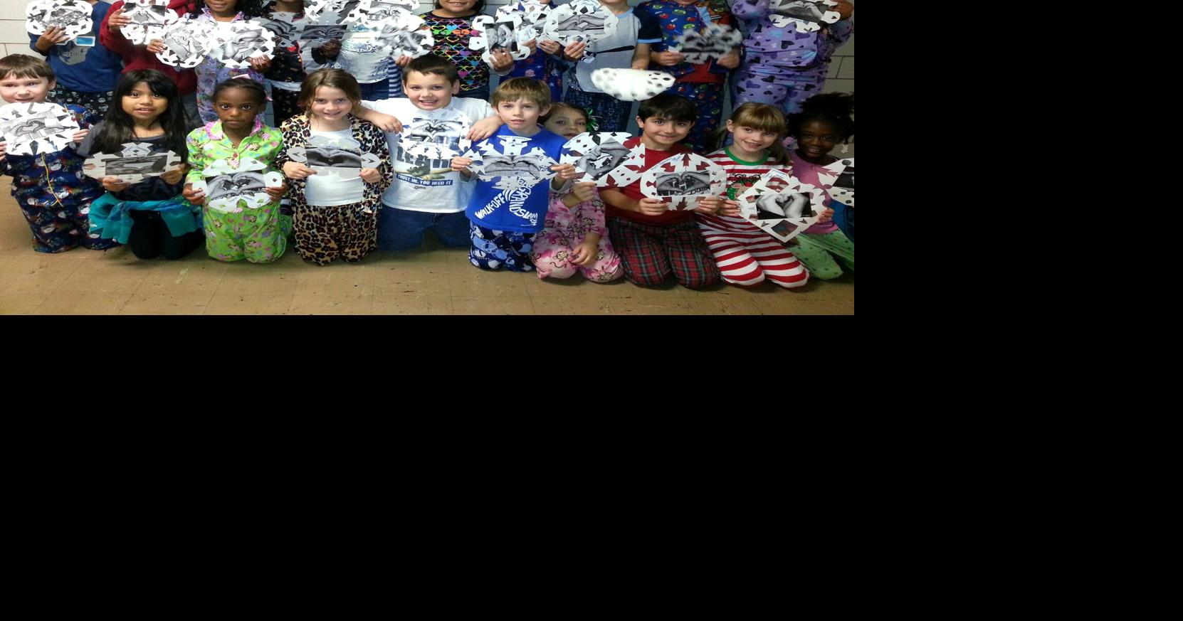 Dupont 2nd graders send snowflake hearts to Sandy Hook | | local3news.com