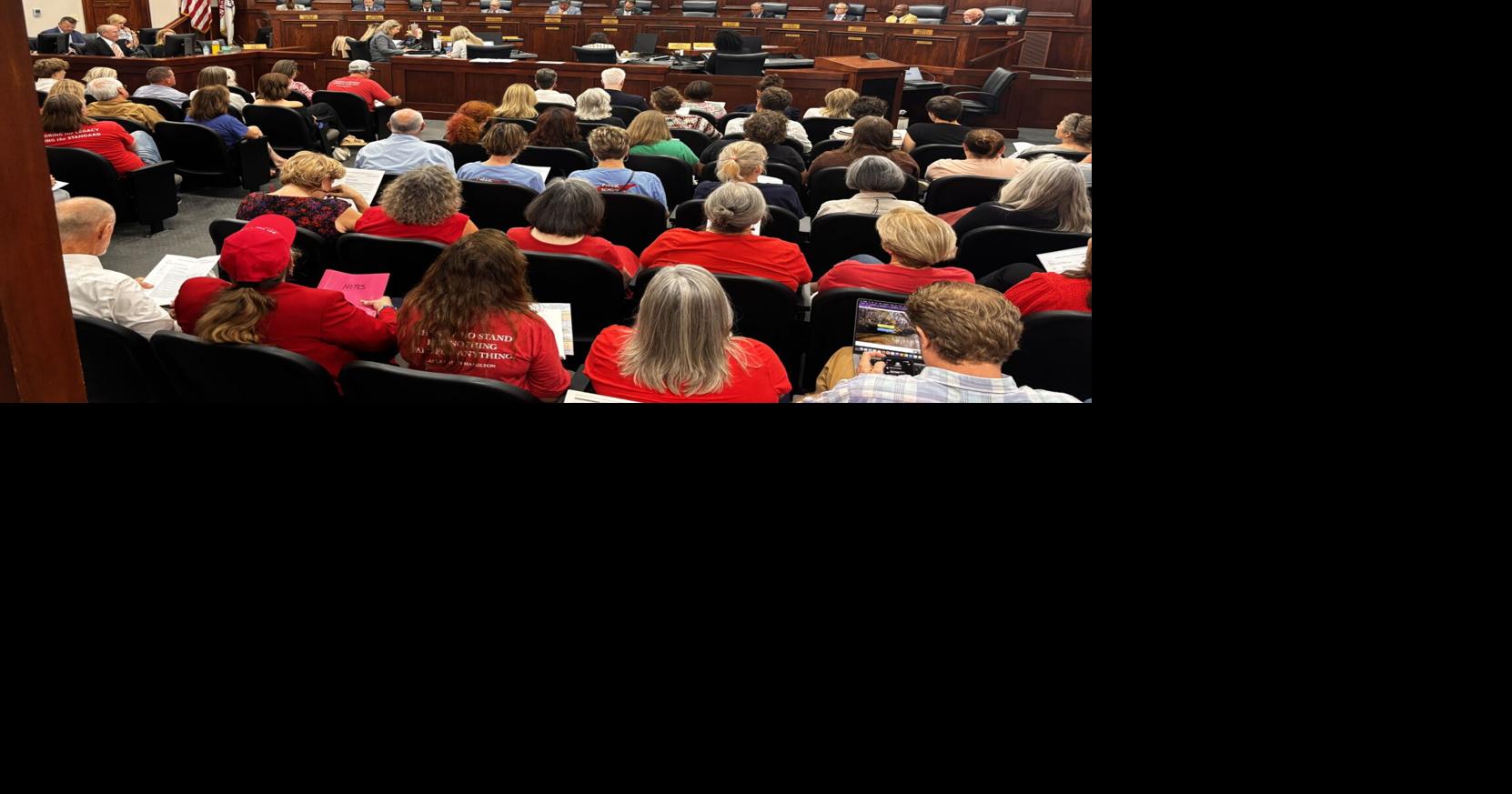 Crowd at Hamilton County Commission Meeting