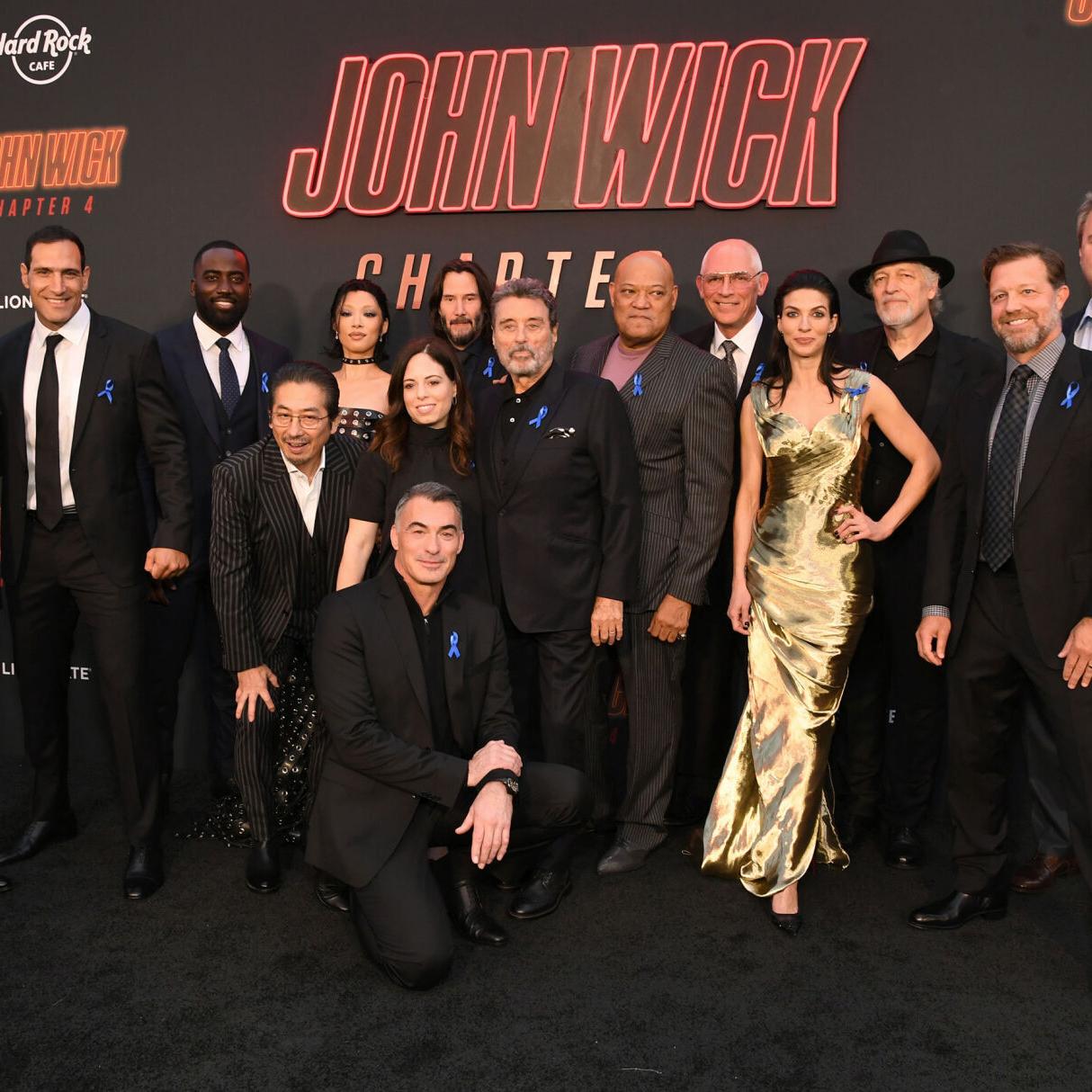 John Wick 4 premiere: Why did Keanu Reeves and the cast wear blue ribbons  to the event?