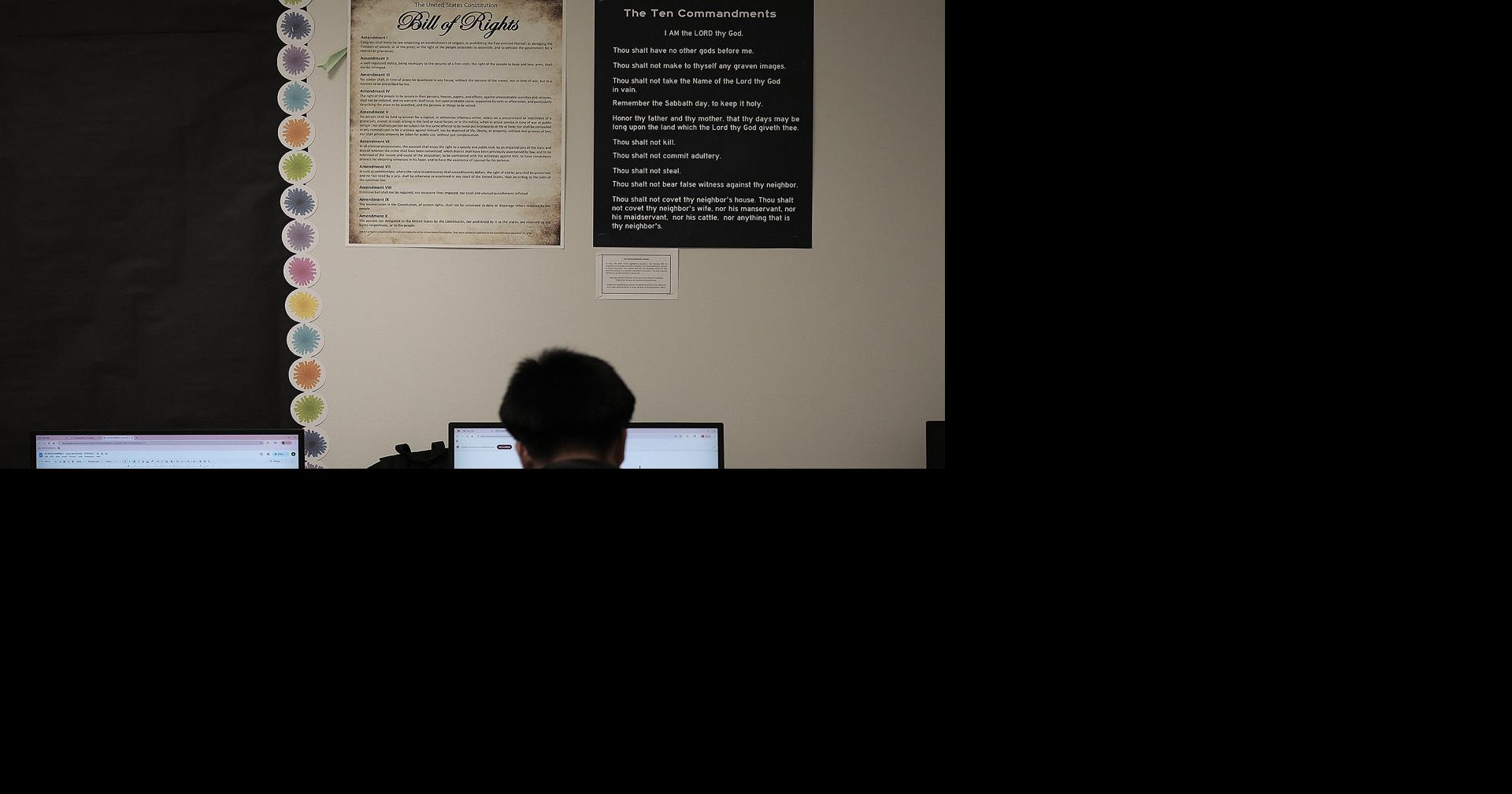 Ten Commandments and Bill of Rights posters