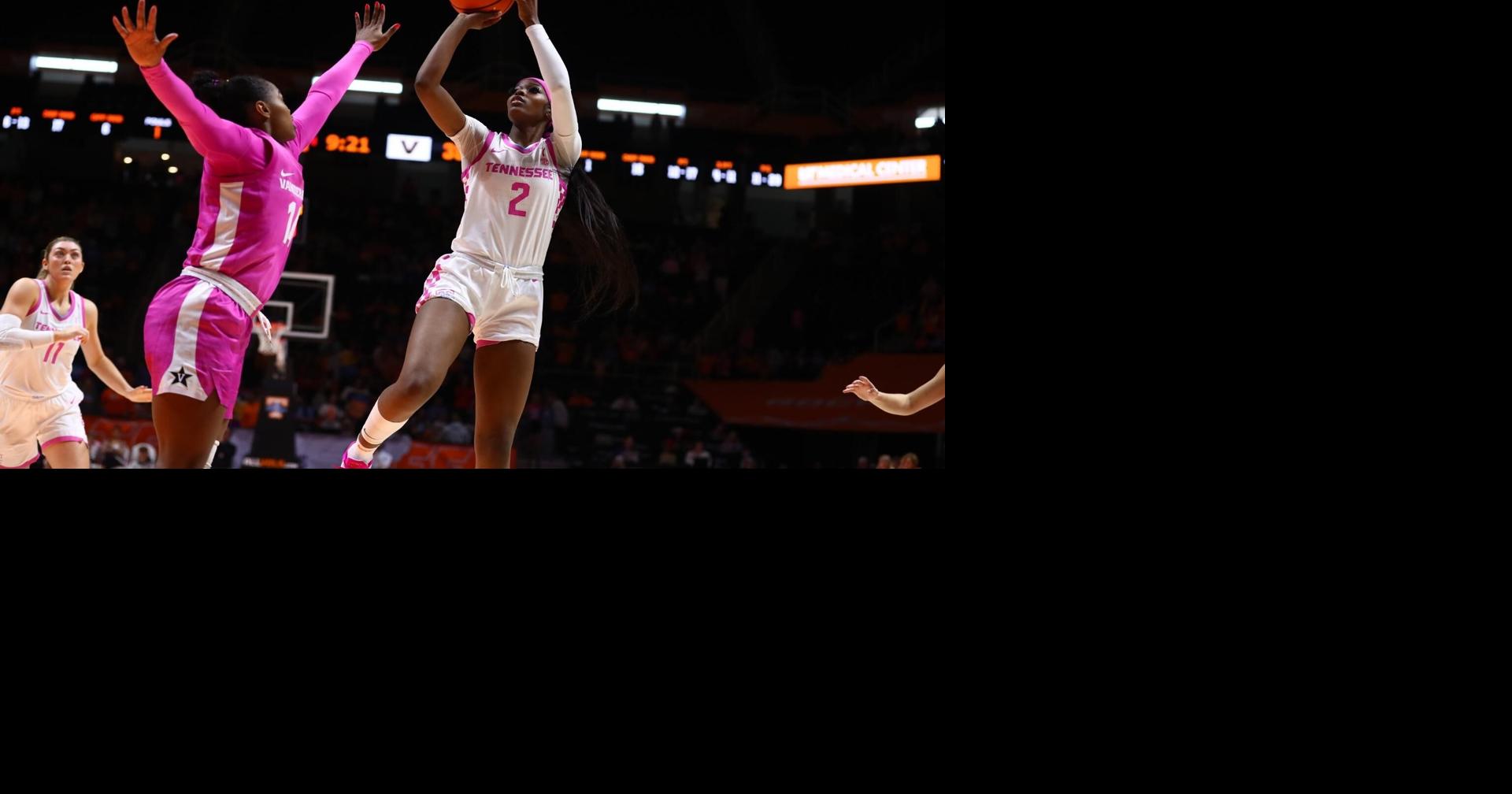 Lady Vols in action during a game