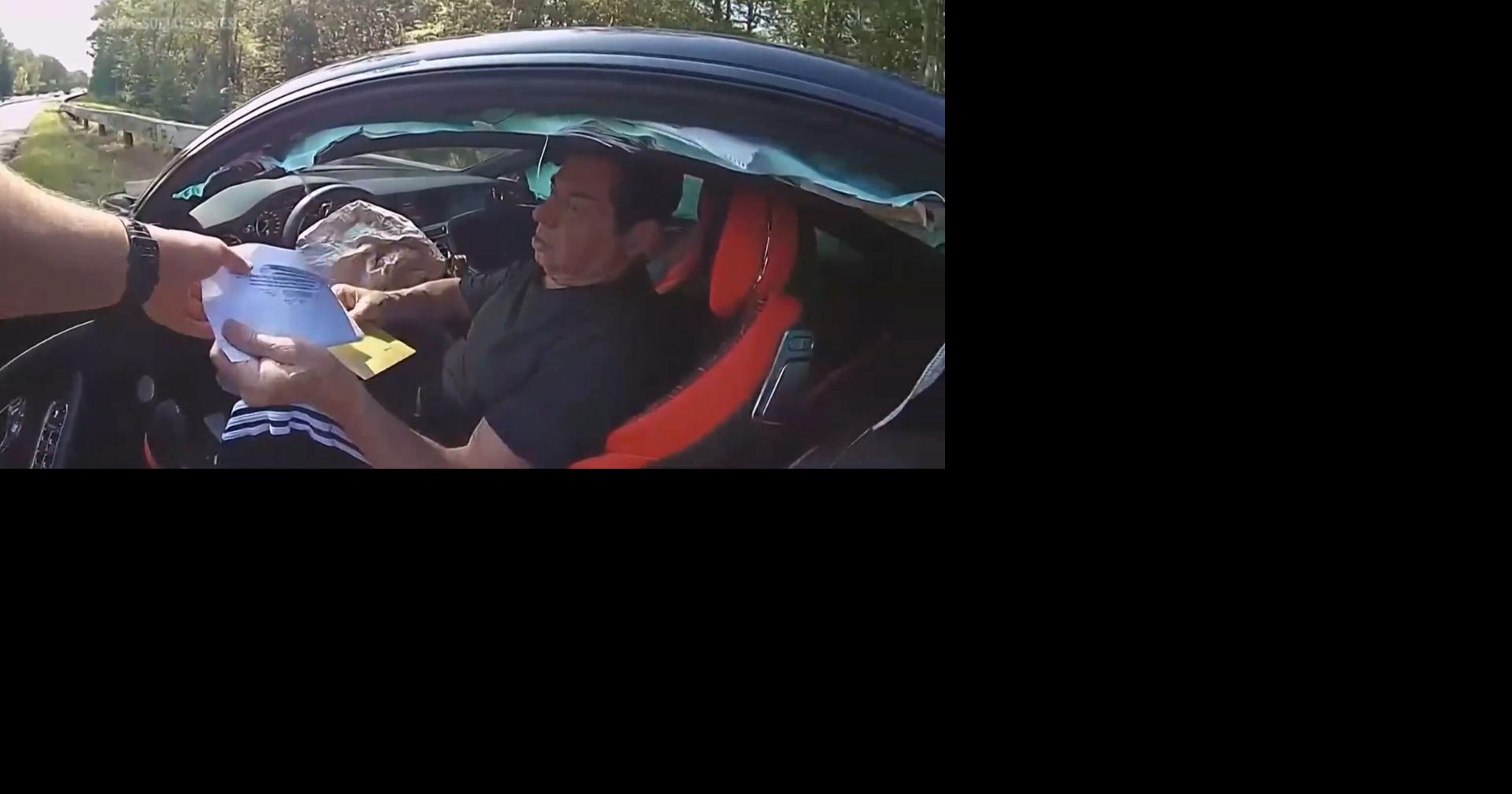 Police video shows former WWE CEO Vince McMahon's 100 mph car crash in Connecticut