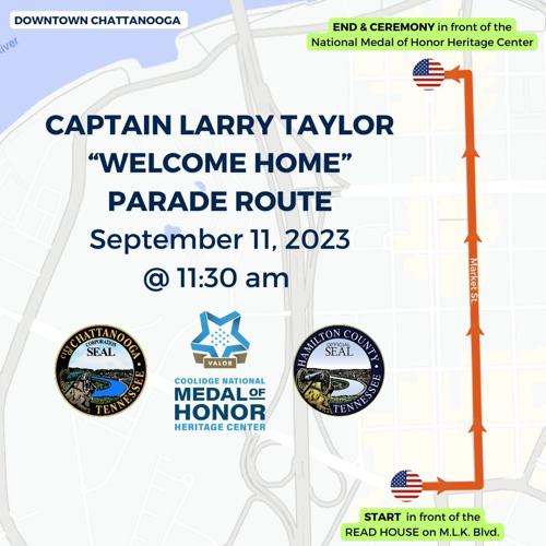 Capt. Larry Taylor to be honored with parade in Chattanooga on Sept. 11