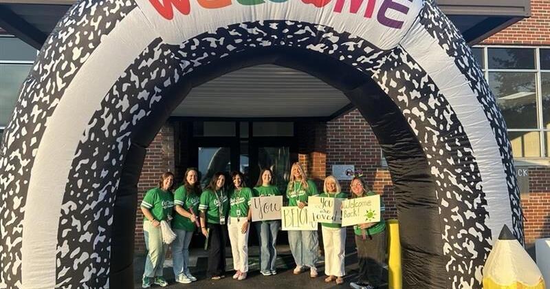 Smiles, hugs and Falcon Pride mark first day of school at Oak Grove Elementary