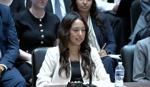 Ximena Arias-Cristobal speaks before Senate Judiciary Committee after detention by ICE