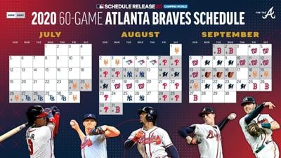 Atlanta Braves releases 2020 schedule, set to begin on July 24