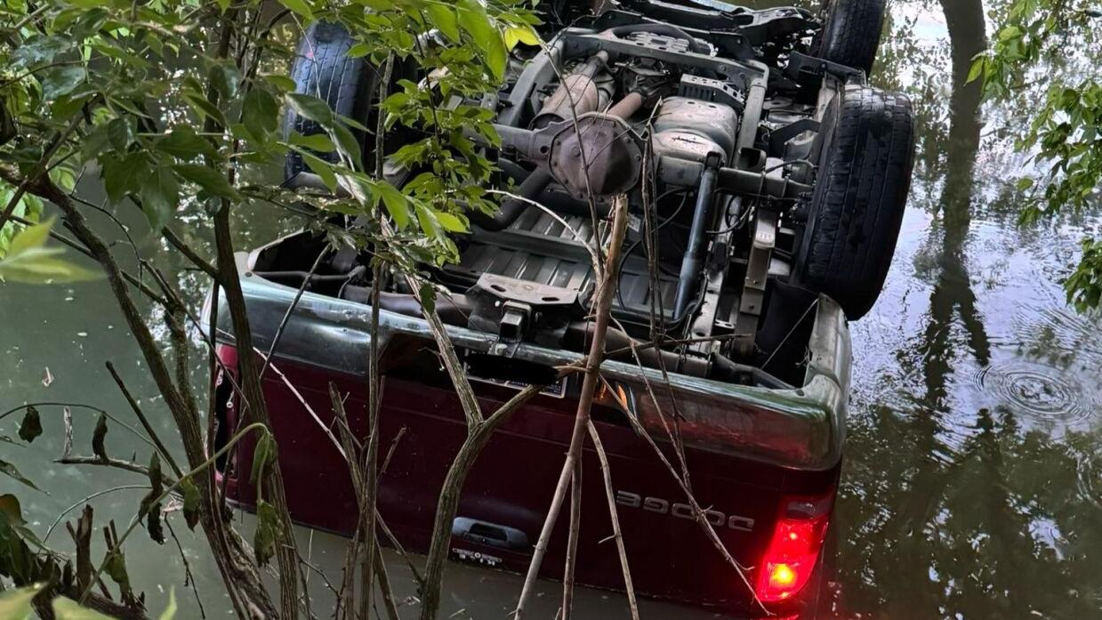 Bystanders Rescue Driver from Submerged Pickup Truck in Cleveland ...