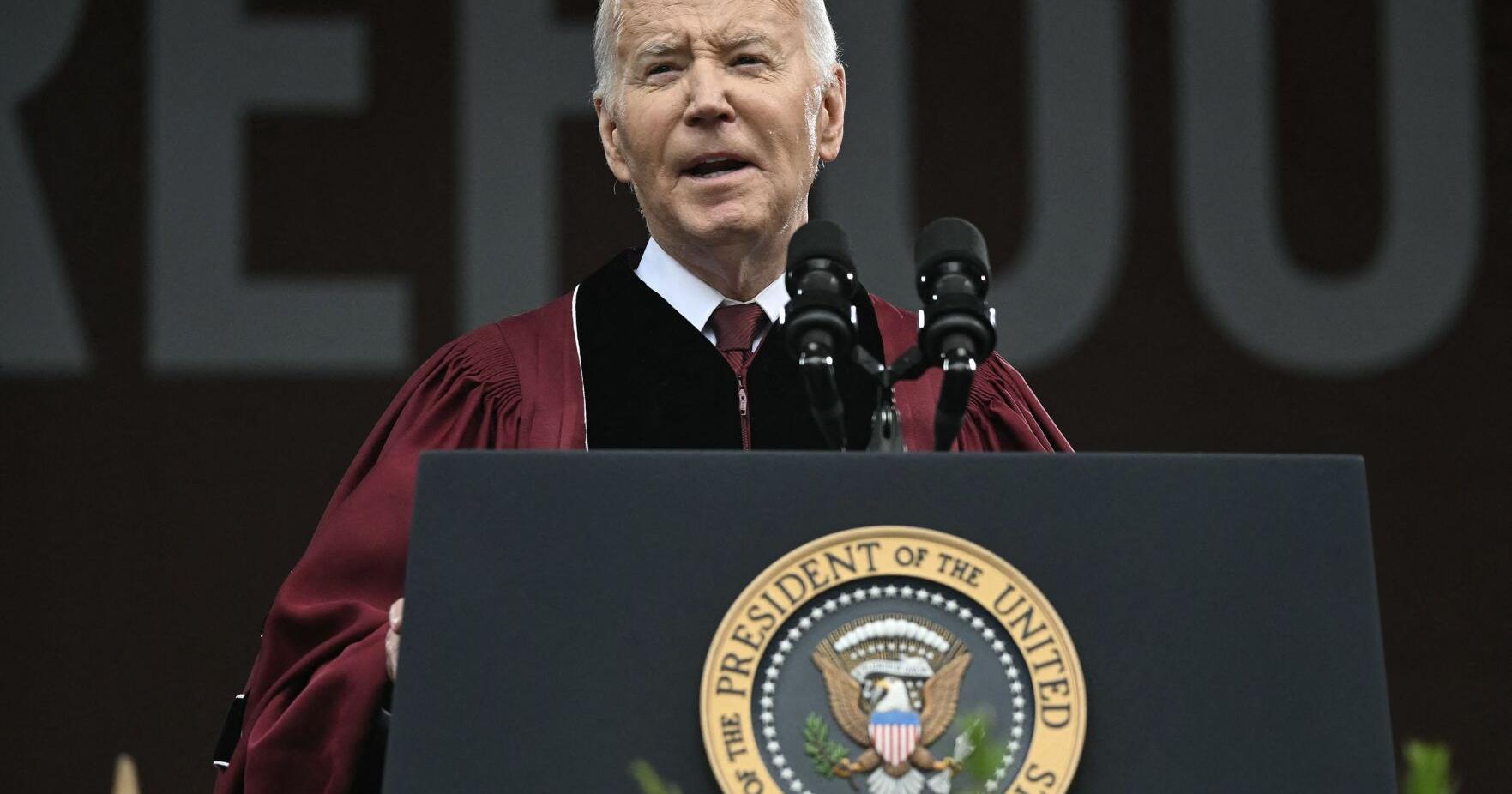 Biden appeals to Black voters and says he's working toward an 'immediate ceasefire' in Gaza during Morehouse commencement | Regional/National Headlines - Vimarsana News