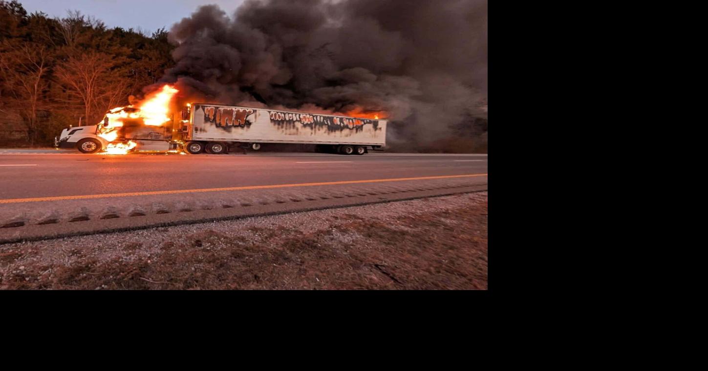 Tractor Trailer Fire on I-24 - Latest Updates | Local News | local3news.com