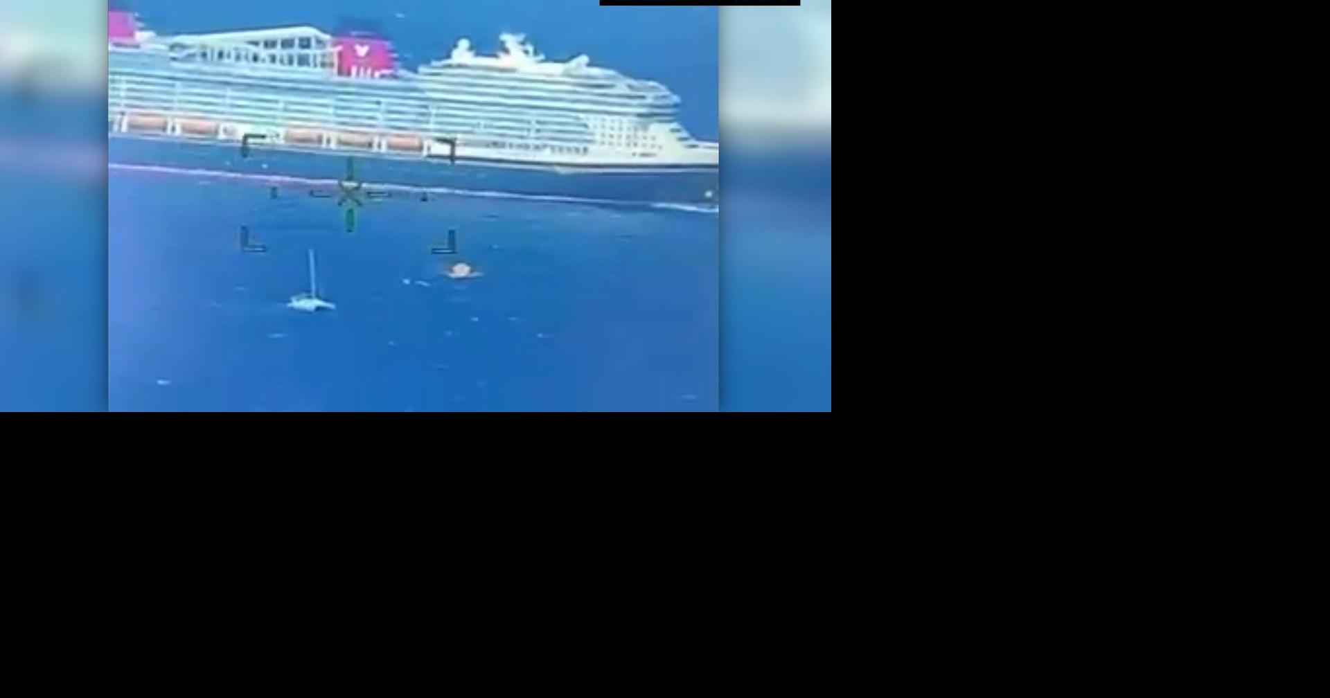Disney cruise ship rescues 4 people from sinking catamaran Regional