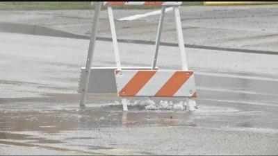 Flooding from heavy rain causing sewer to overflow in Chattanooga ...