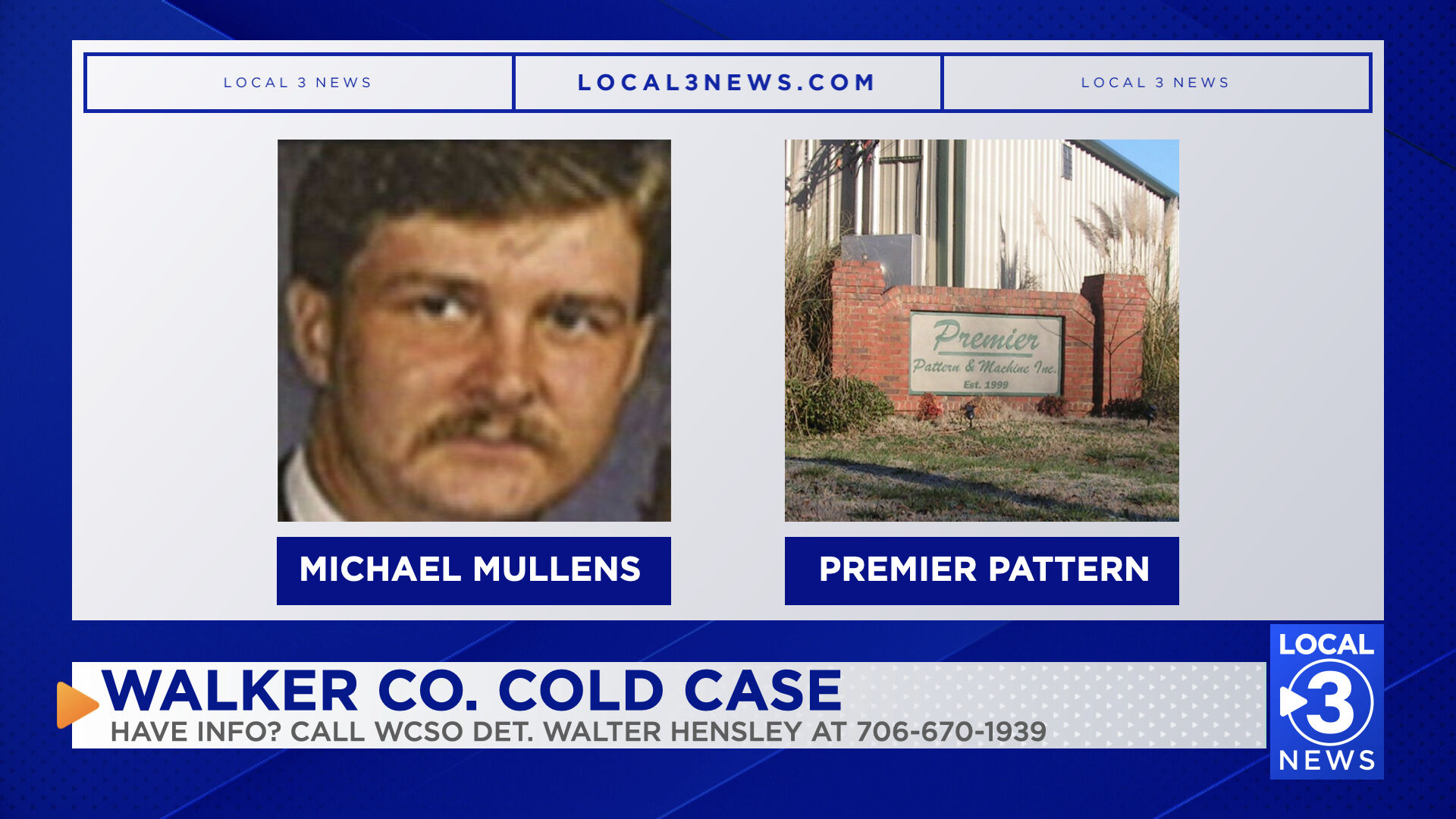 Walker County Sheriff's Office Cold Case Appeal | Local News ...