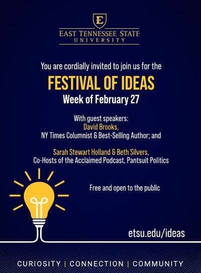 ETSU s fourth annual Festival of Ideas kicks off next week Local News
