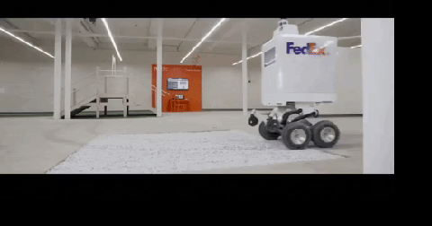 Fedex robot delivery commercial cheap