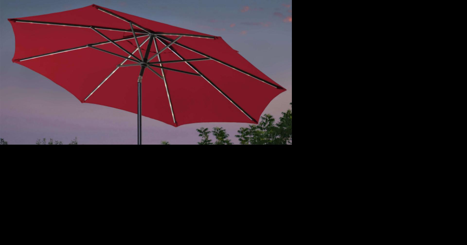 Solar patio umbrellas sold at Costco recalled after multiple fires