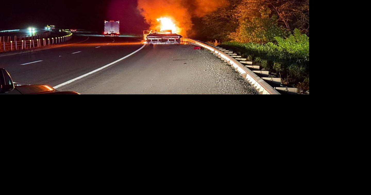 Pickup truck destroyed in fire Tuesday night in Marion Co.