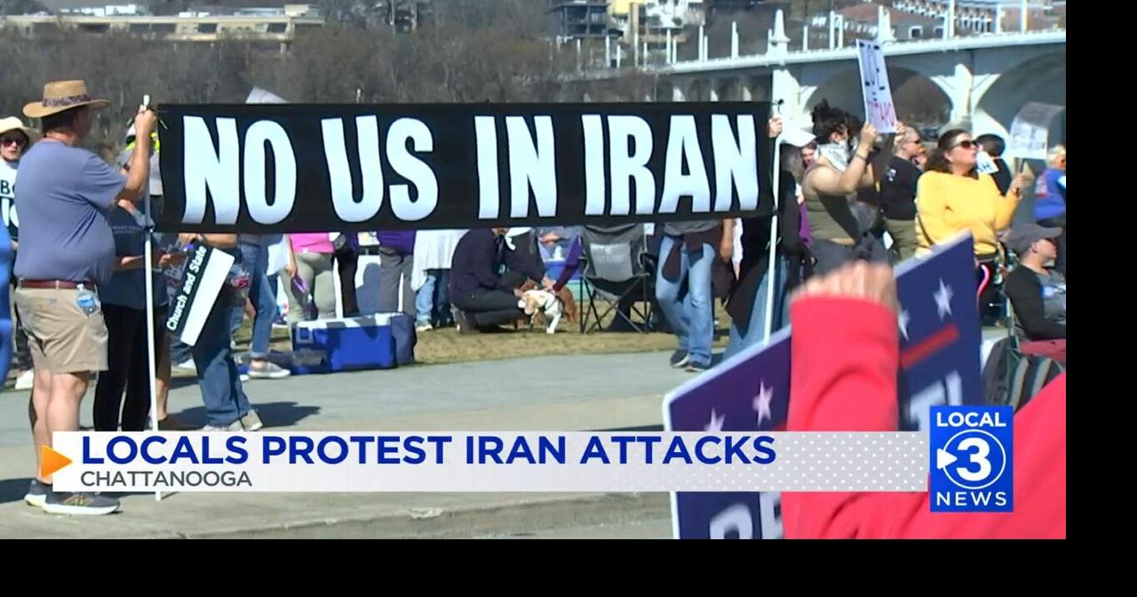Chattanooga Residents Protest Military Operation in Iran | Local News ...