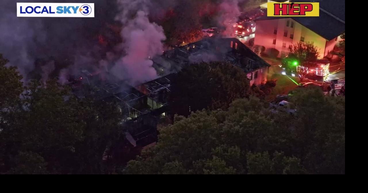 UPDATE: Multiple fire crews battle fire at East Ridge apartment complex ...