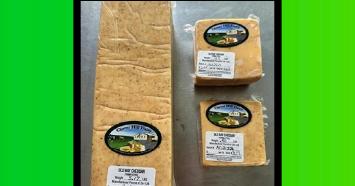 RECALL ALERT: Clover Hill Dairy expands cheese recall after illnesses, death