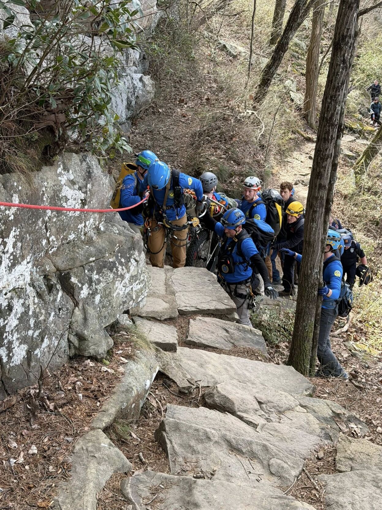 Hiker rescued after 30-foot fall near Sunset Rock | Local News ...