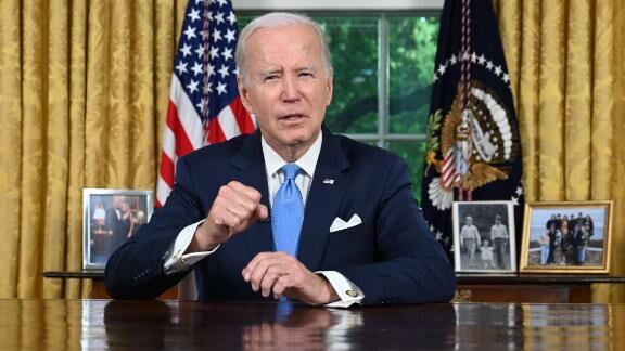 Biden Celebrates A ‘crisis Averted’ In Oval Office Address On ...