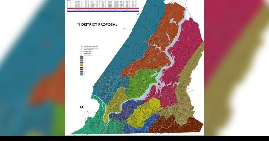 UPDATE: Hamilton County Commission approves new map with 11 districts |  School Patrol | local3news.com