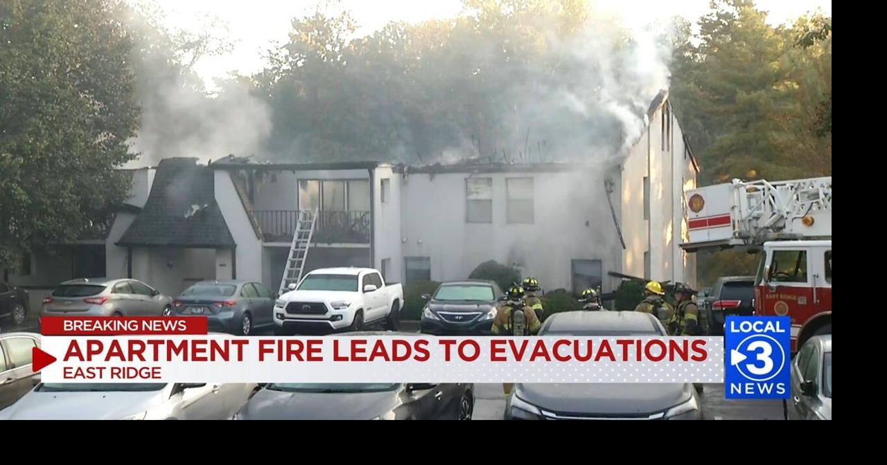 UPDATE: Multiple fire crews battle fire at East Ridge apartment complex ...