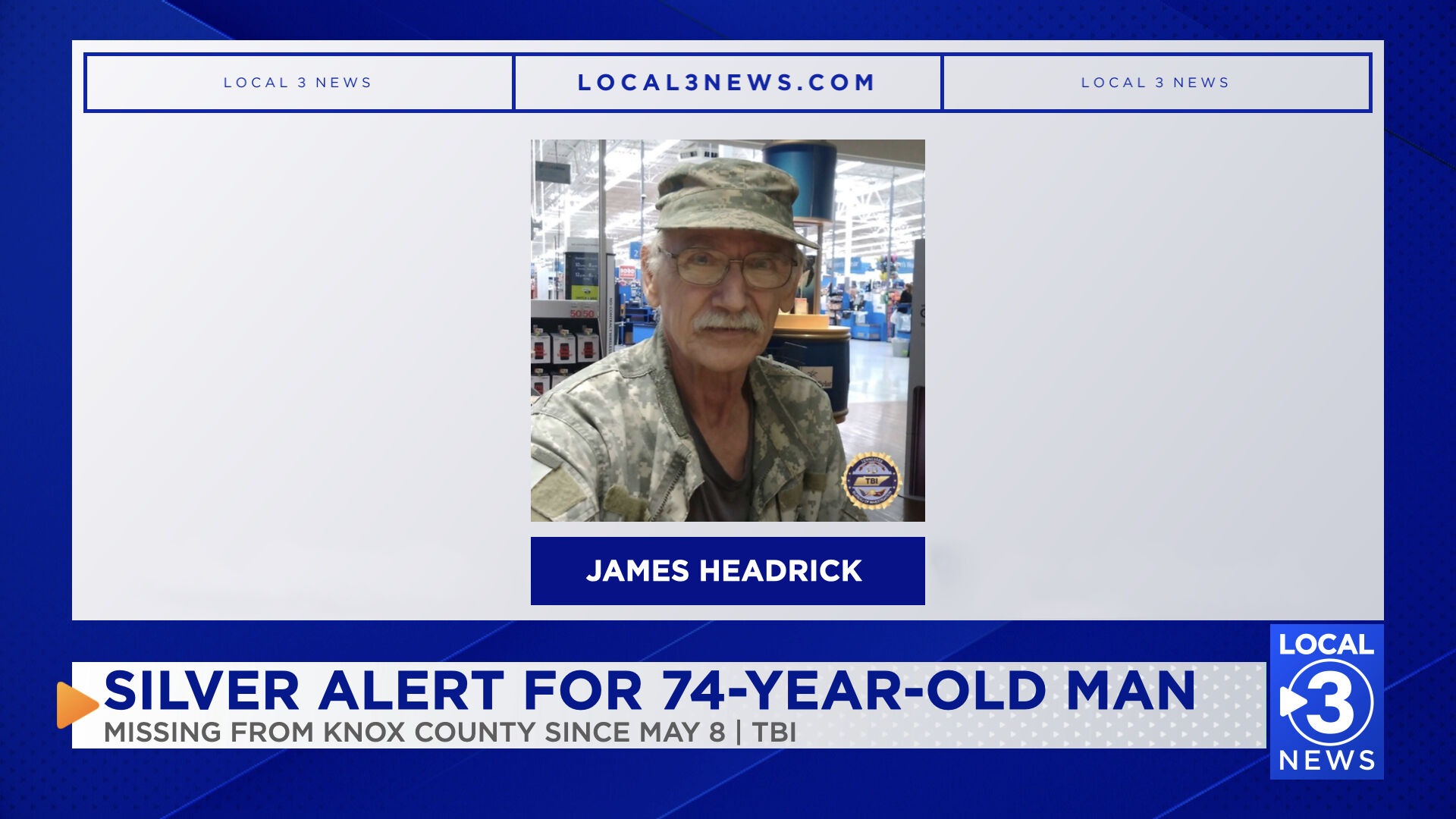 UPDATE: Elderly man at center of TBI Silver Alert found dead in North ...