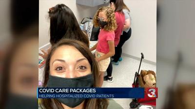 COVID care packages bring morale up for hospitalized COVID patients