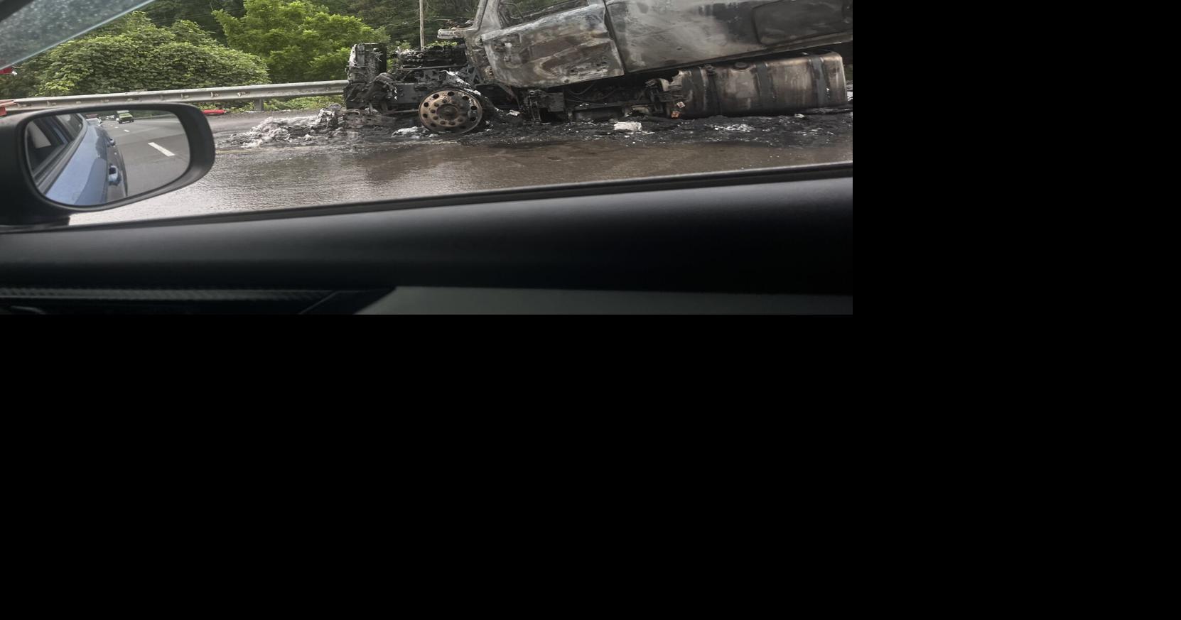 TRAFFIC ALERT: FedEx truck fire shuts down I-24 WB in Marion County