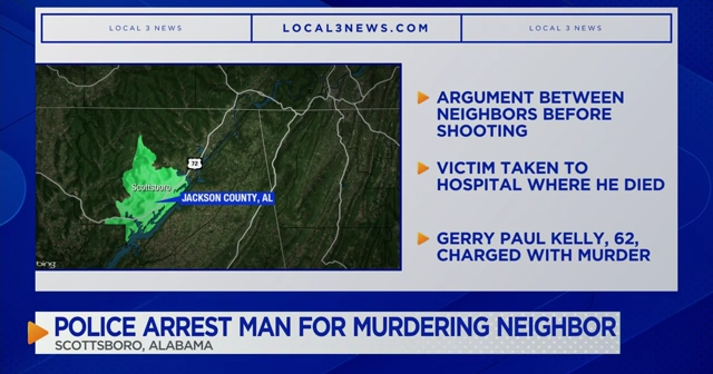Scottsboro man taken into custody Saturday for murdering neighbor - Vimarsana News