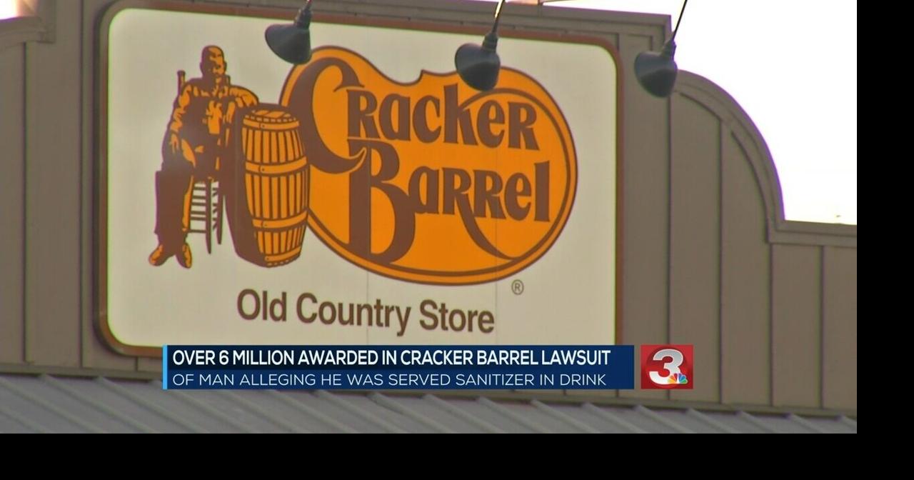 Man wins over 6 million dollar lawsuit against Cracker Barrel after he
