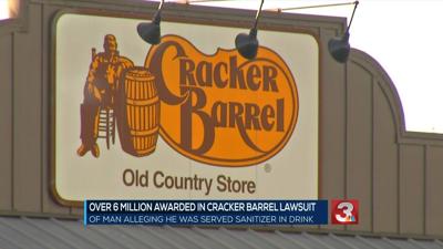 Man wins over 6 million dollar lawsuit against Cracker Barrel after he says they served him sanitizer