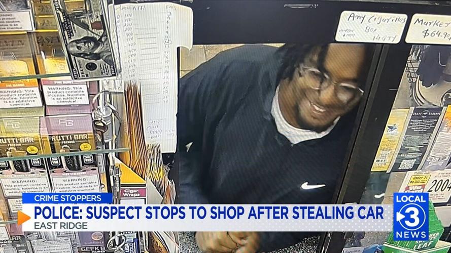 Crime Stoppers: Thief stops to shop after stealing car | Local News ...