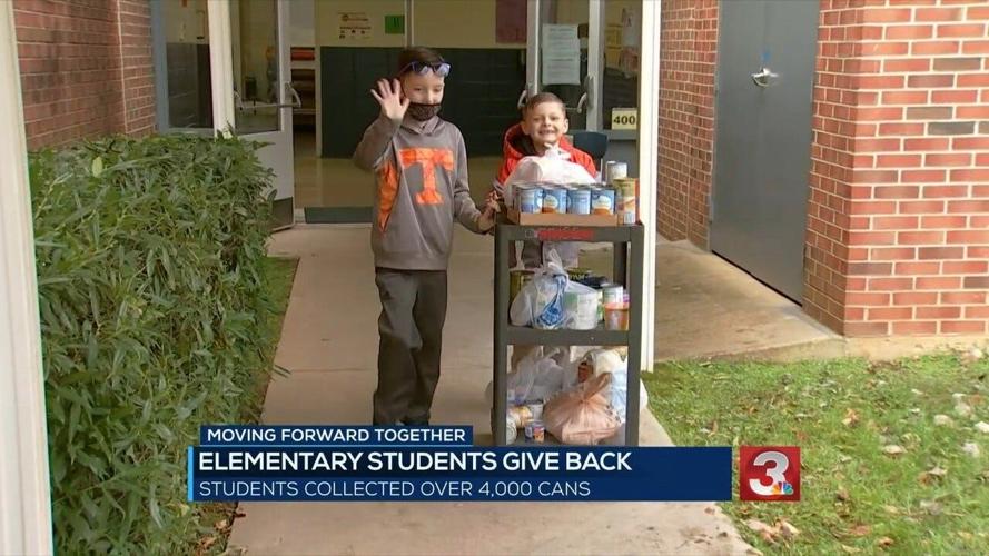 McConnell Elementary students raise 4,600 cans as a part of Share Your Christmas