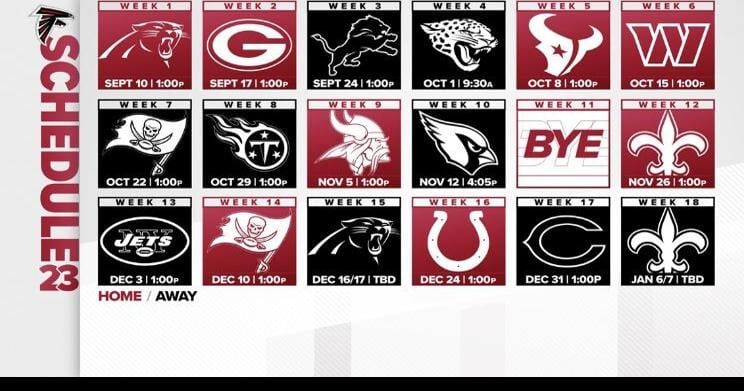 2023 Falcons Schedule Release