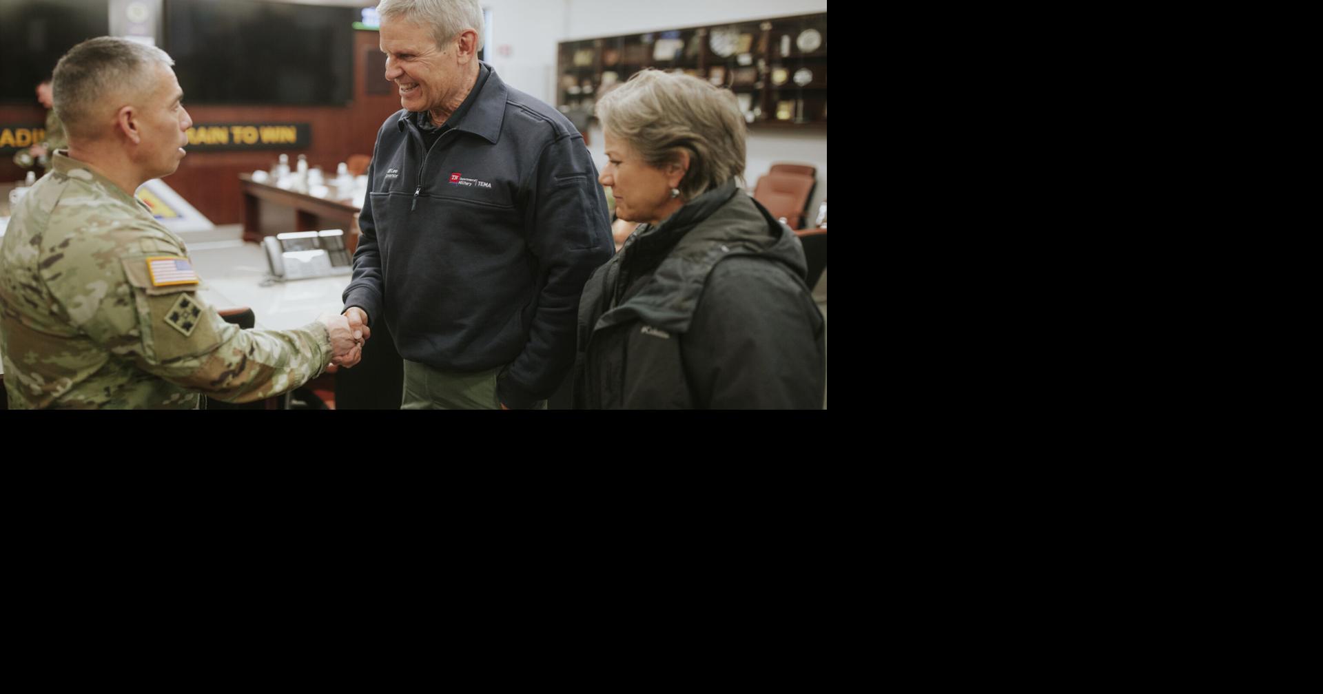 Gov. Lee, First Lady visit Tennessee National Guard Tasks Forces deployed in Middle East, Europe