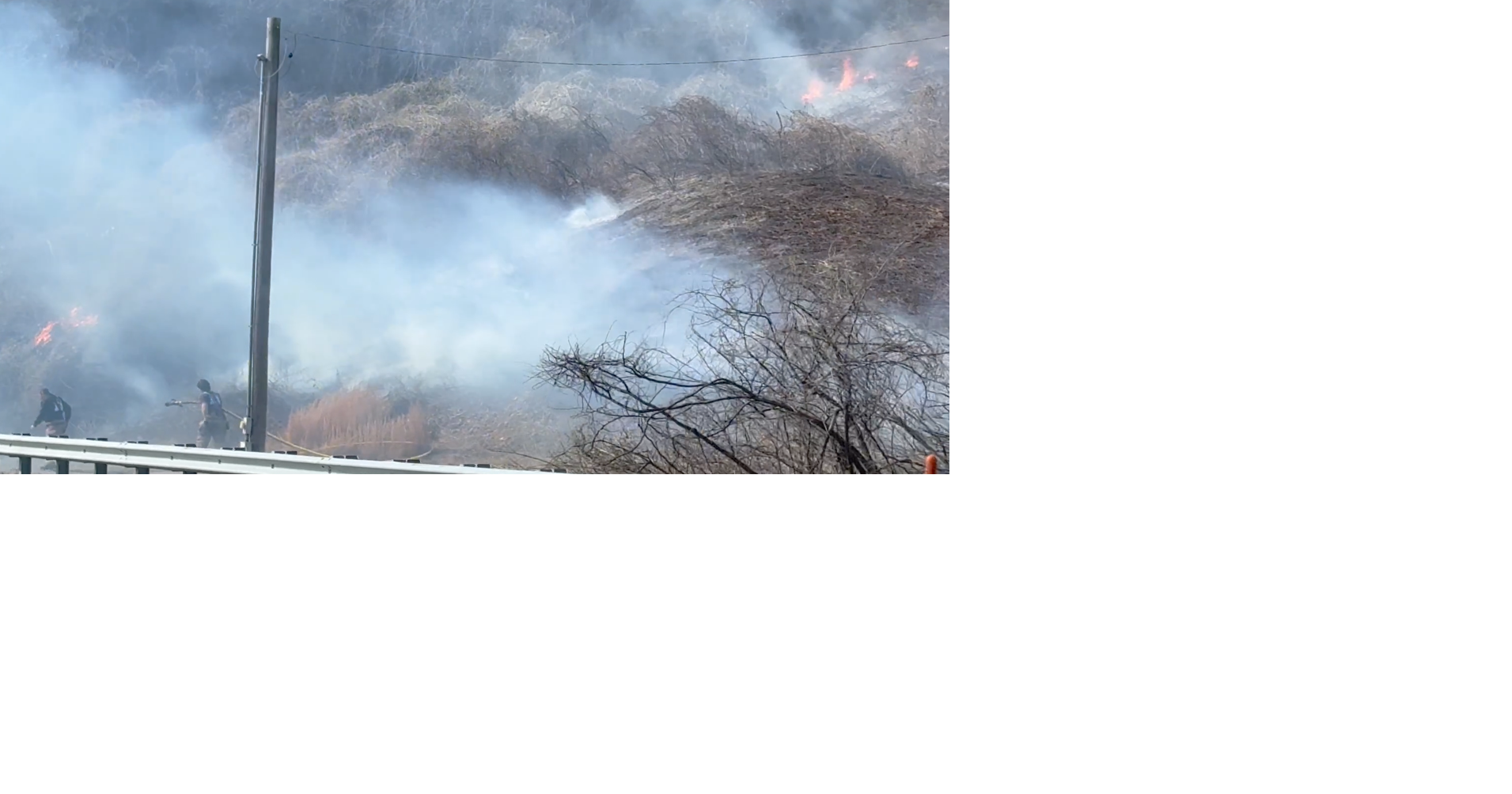 Downed Power Line Causes Brush Fire on Godsey Ridge | Local News ...