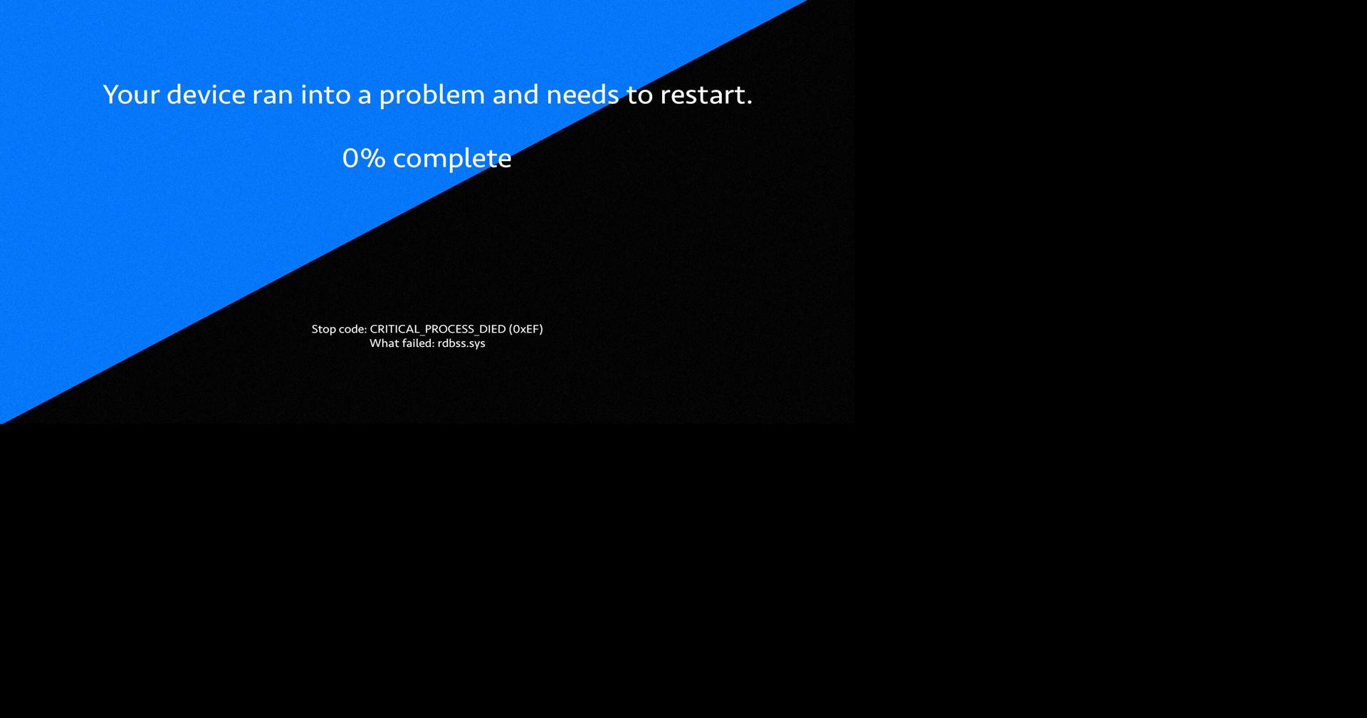 Microsoft's Blue Screen of Death Becomes Black | Regional/National ...