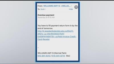 Scammers requesting money using fake Hamilton County school email address