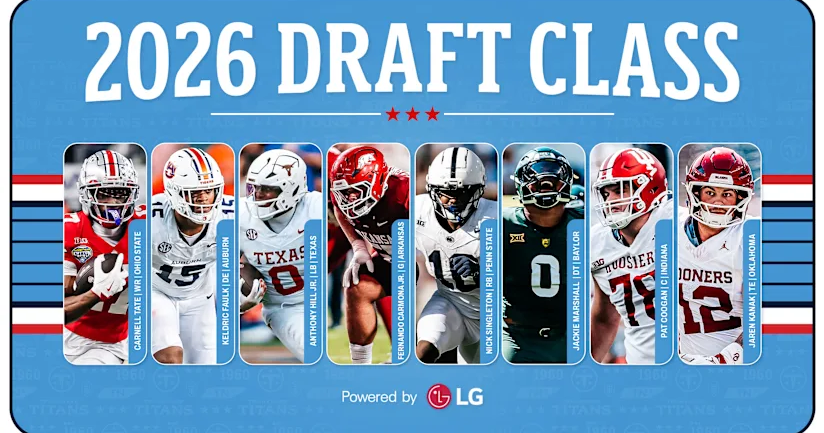 Tennessee Titans round out Day 3 of 2026 NFL Draft with handful of selections