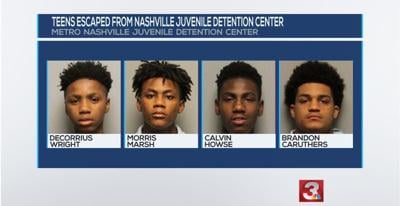 UPDATE: Third teen fugitive captured after escape from Nashville ...