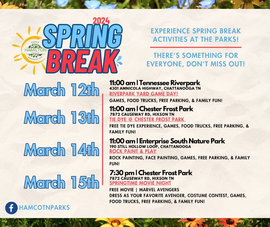 Hamilton County Parks celebrates spring break with a week of activities |  Local News | local3news.com