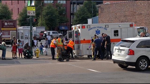 Man struck by car while crossing street in wheelchair | | local3news.com