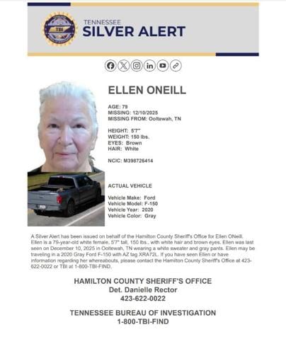 Silver Alert issued for missing 79-year-old woman in Hamilton County ...