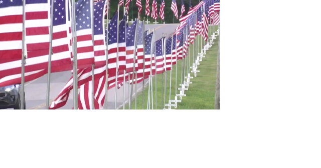Ringgold Catoosa County Honors Fallen Veterans With Massive Flag Display Local News Local3news Com