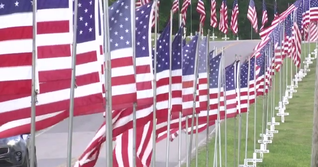 Ringgold Catoosa County Honors Fallen Veterans With Massive Flag Display Local News Local3news Com Ringgold Catoosa County Honors Fallen Veterans With Massive Flag Display Local News Local3news Com