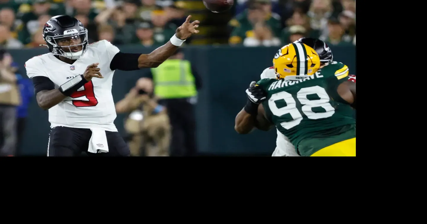 Michael Penix returns as Atlanta Falcons earn first win of season, beating Green Bay, 35-14